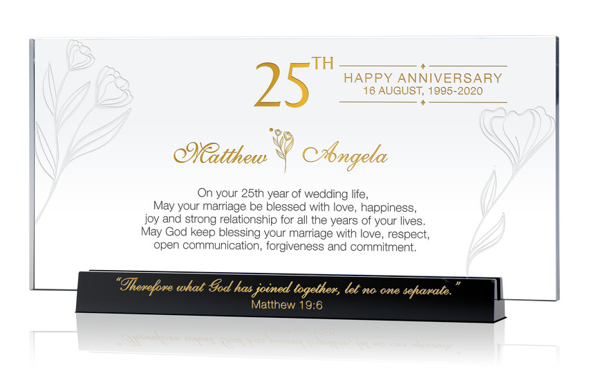 Romantic Silver Wedding Anniversary Message to Wife