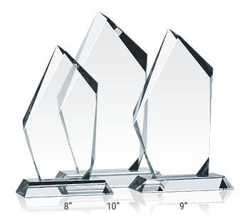 Crystal Peak Award Plaques