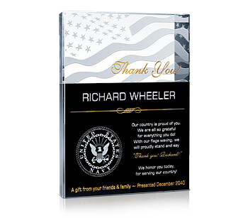 Thank You Military! Plaques