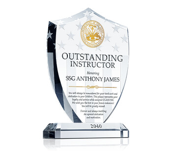 Military Shield Plaque