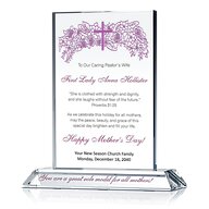 Pastor Wife Christmas Gift Plaque & Wording Ideas