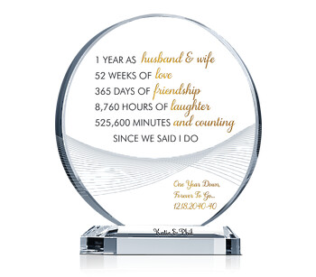 1 Year Anniversary Gift for Husband