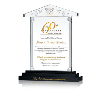 60th Wedding Anniversary Gift for Parents