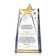 Star Achievement Award Plaque